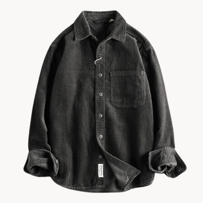 Chemise de travail en velours côtelé