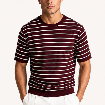Emerson Striped Knit Tee