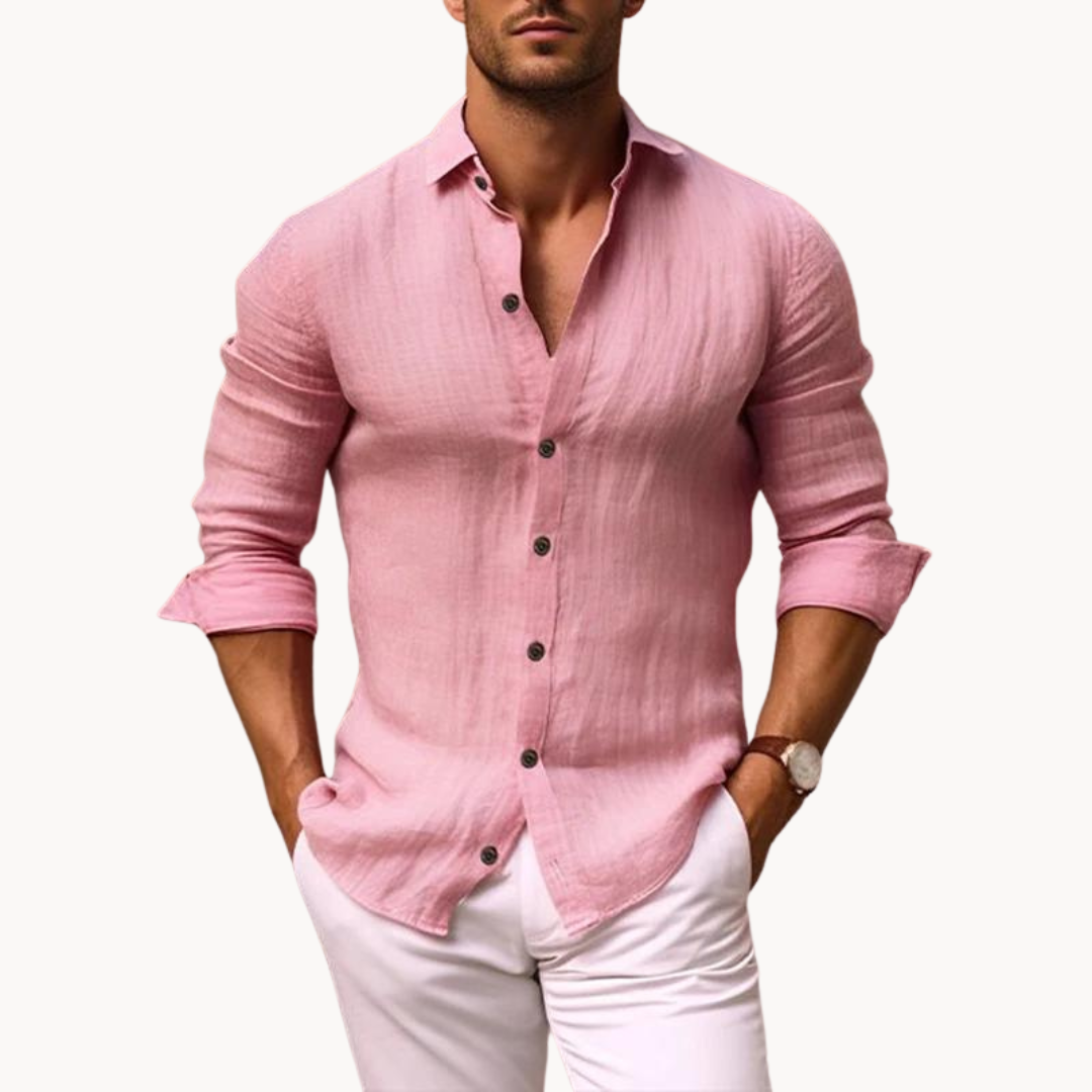 MOLANA™ VINTAGE LINEN SHIRT main image 0