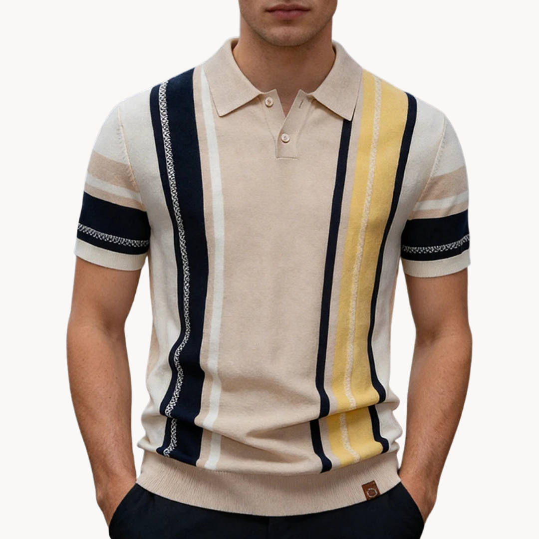 Kaevro Stripe Polo Shirt