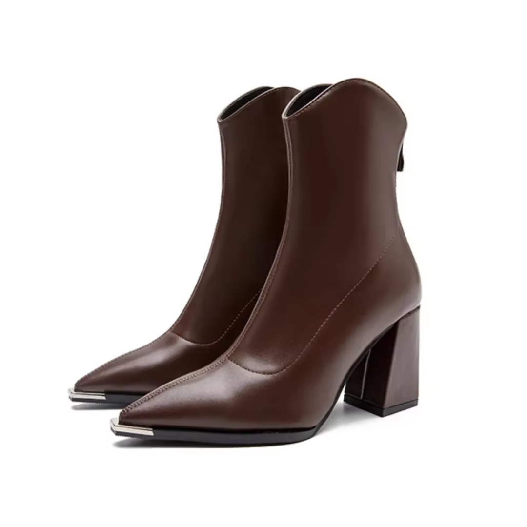 Arlena Chrome Tip Chelsea Boot