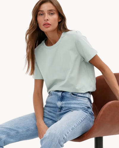 T-shirt basique en coton premium (couleurs vives)
