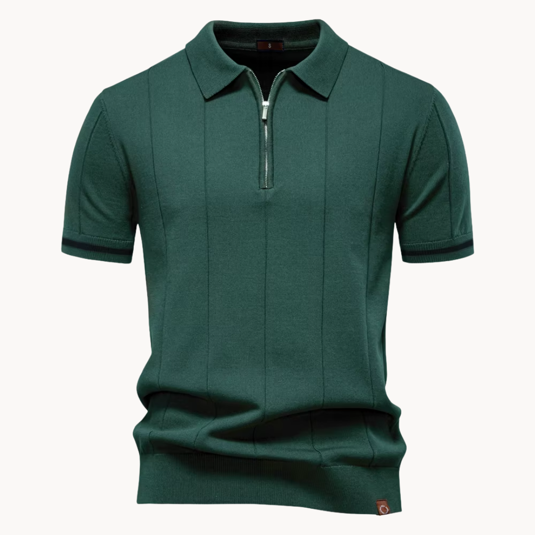 Callahan Knit Zip Polo