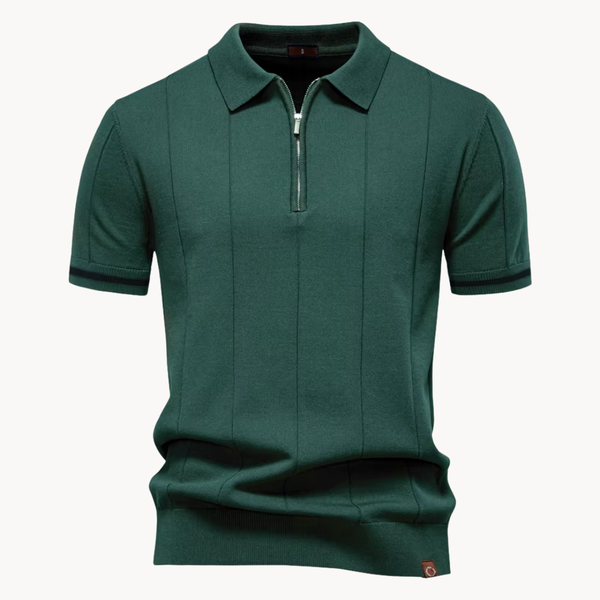 Callahan Knit Zip Polo
