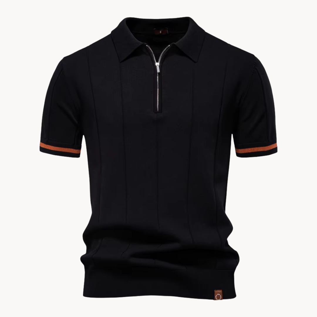 Callahan Knit Zip Polo Callahan Knit Zip Polo