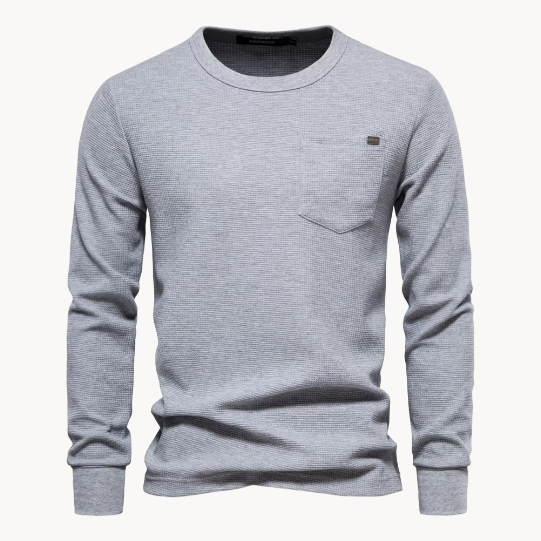 Harlan Waffle Crew Long Sleeve