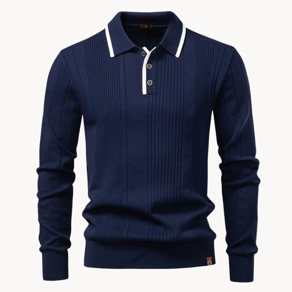 Fletcher Knit Button Polo