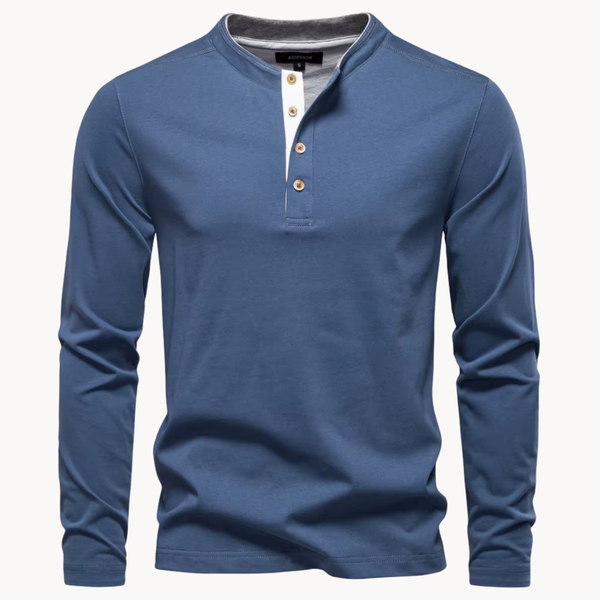 Owen Cotton Henley Shirt