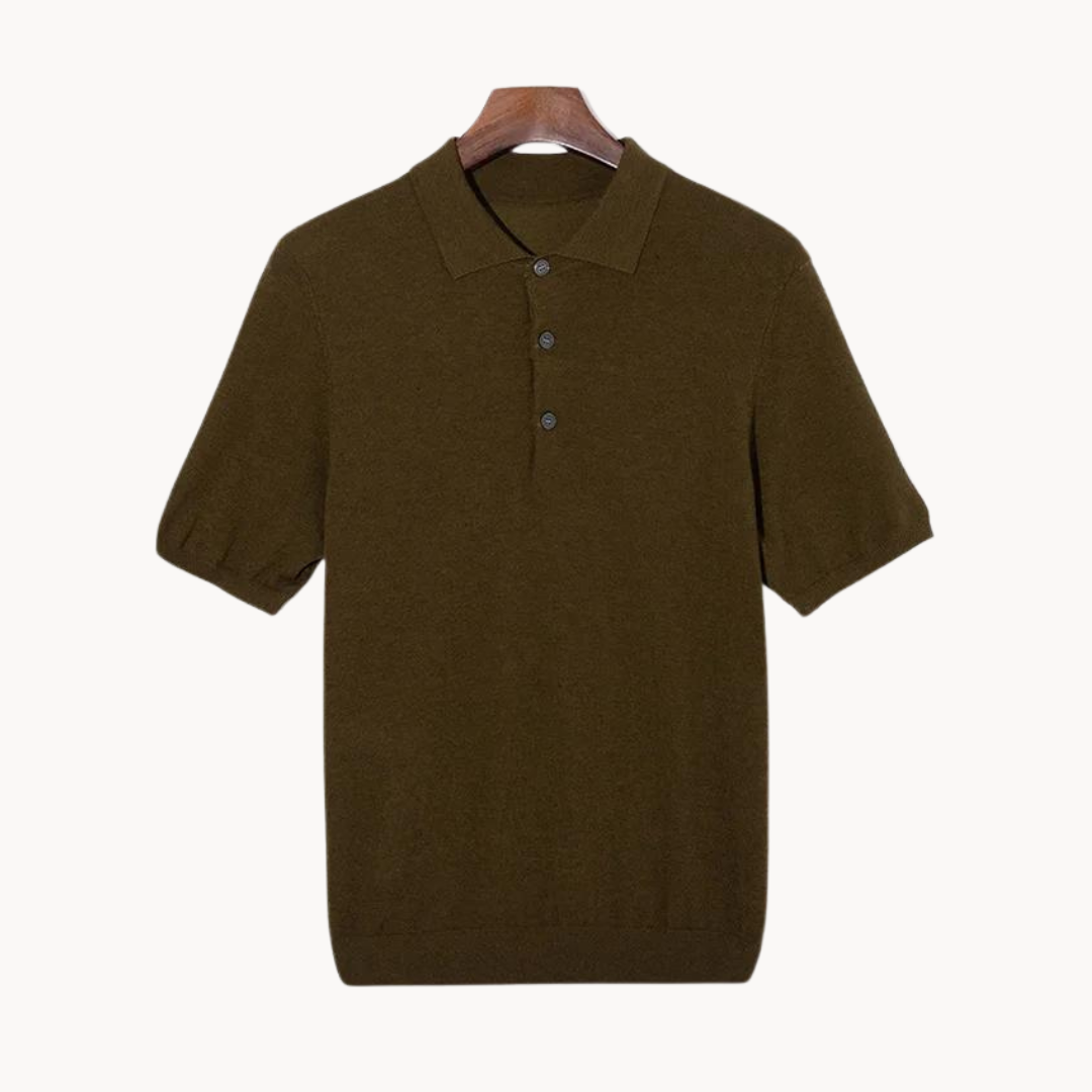 Enrico Merino Wool Polo