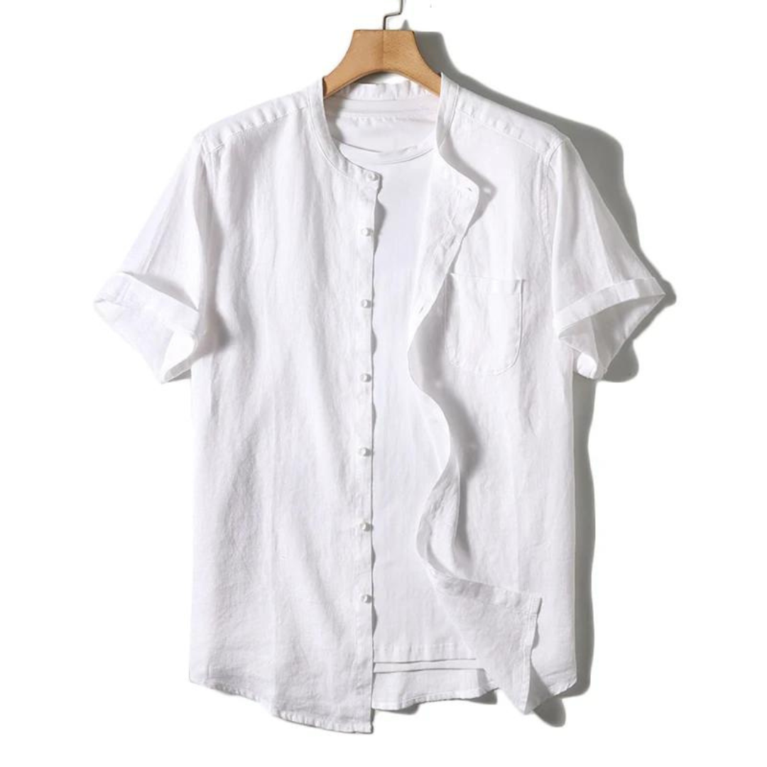 Crete Linen Short Sleeve Shirt