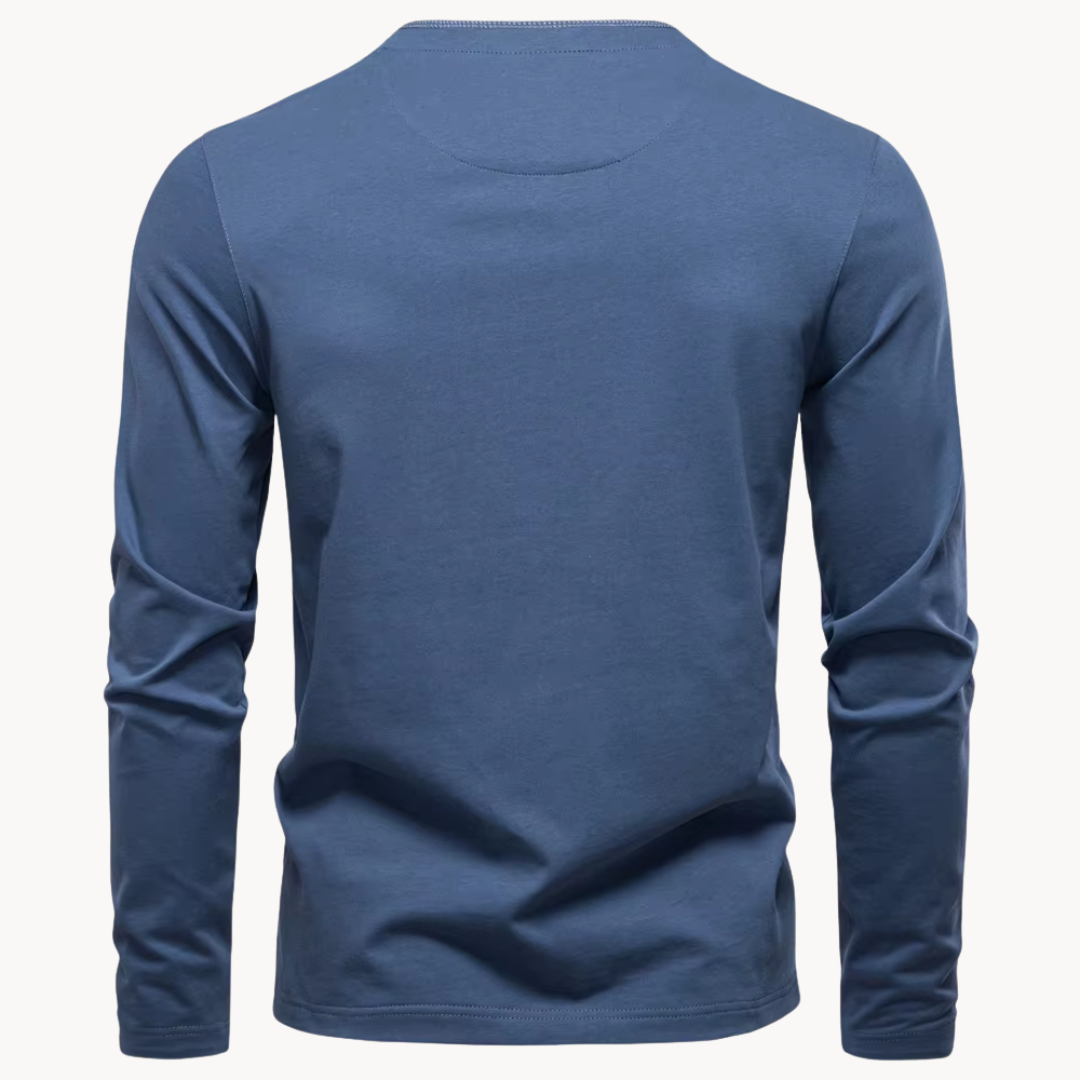 Owen Cotton Henley Shirt