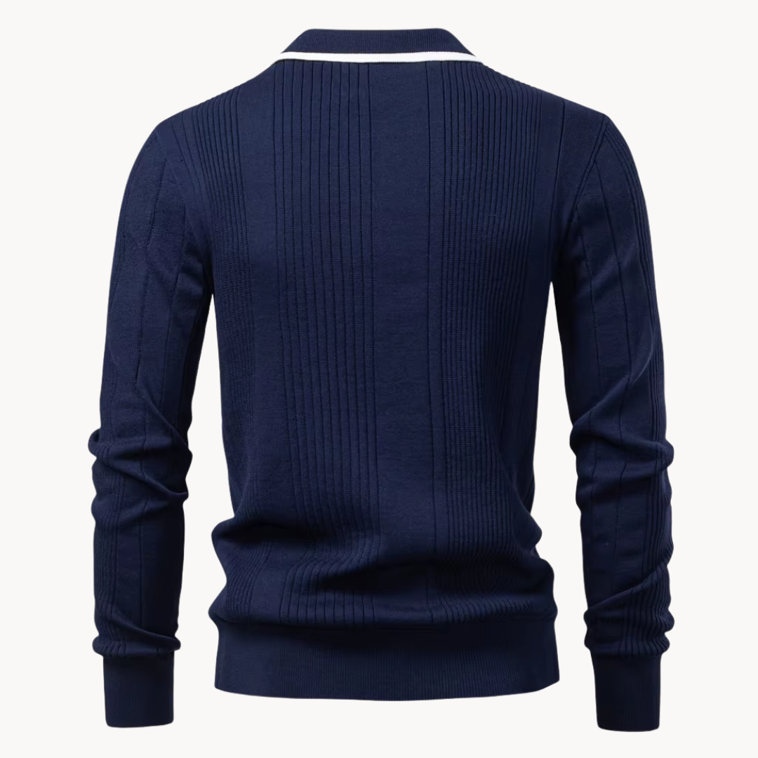 Fletcher Knit Button Polo