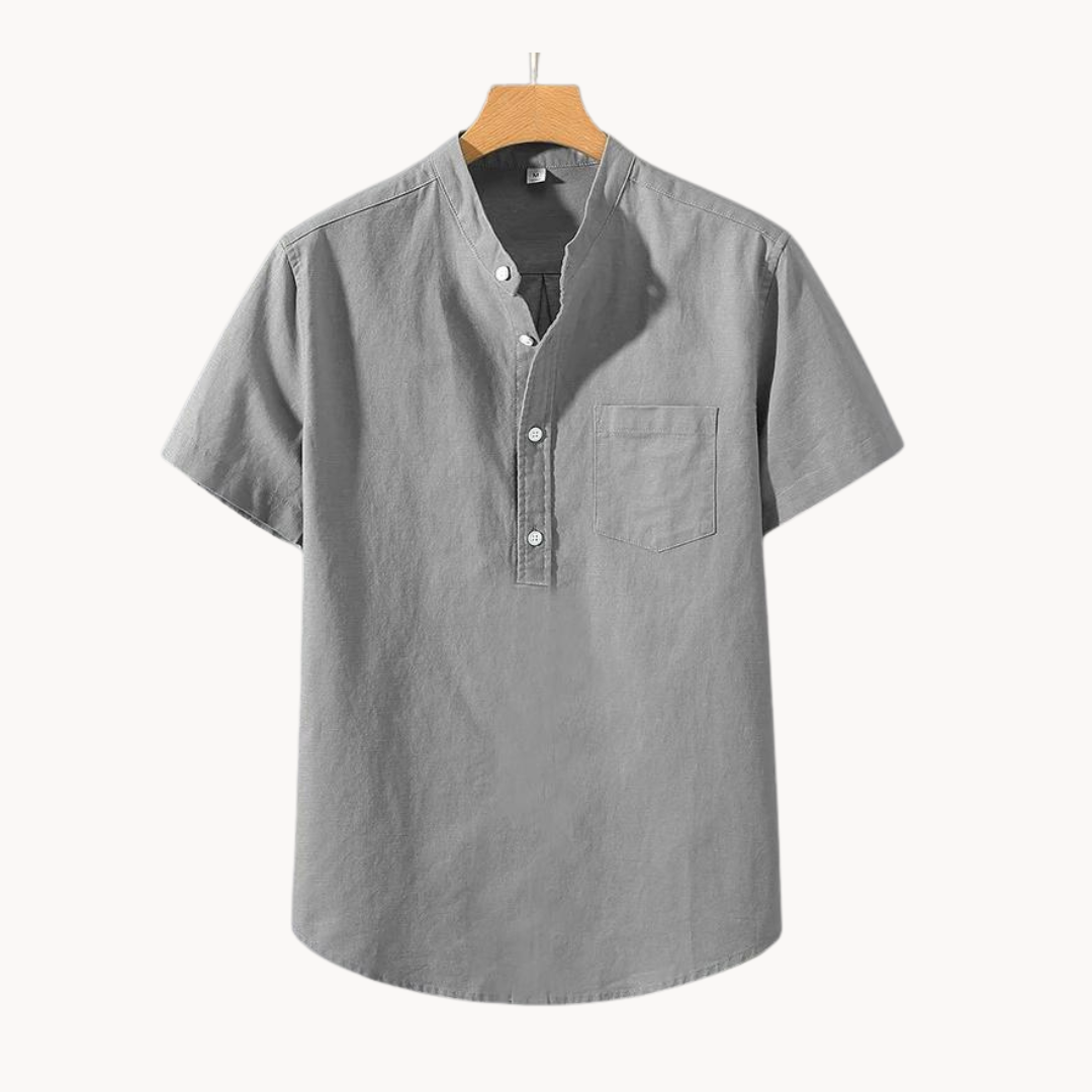 Arvid Cotton Linen Polo