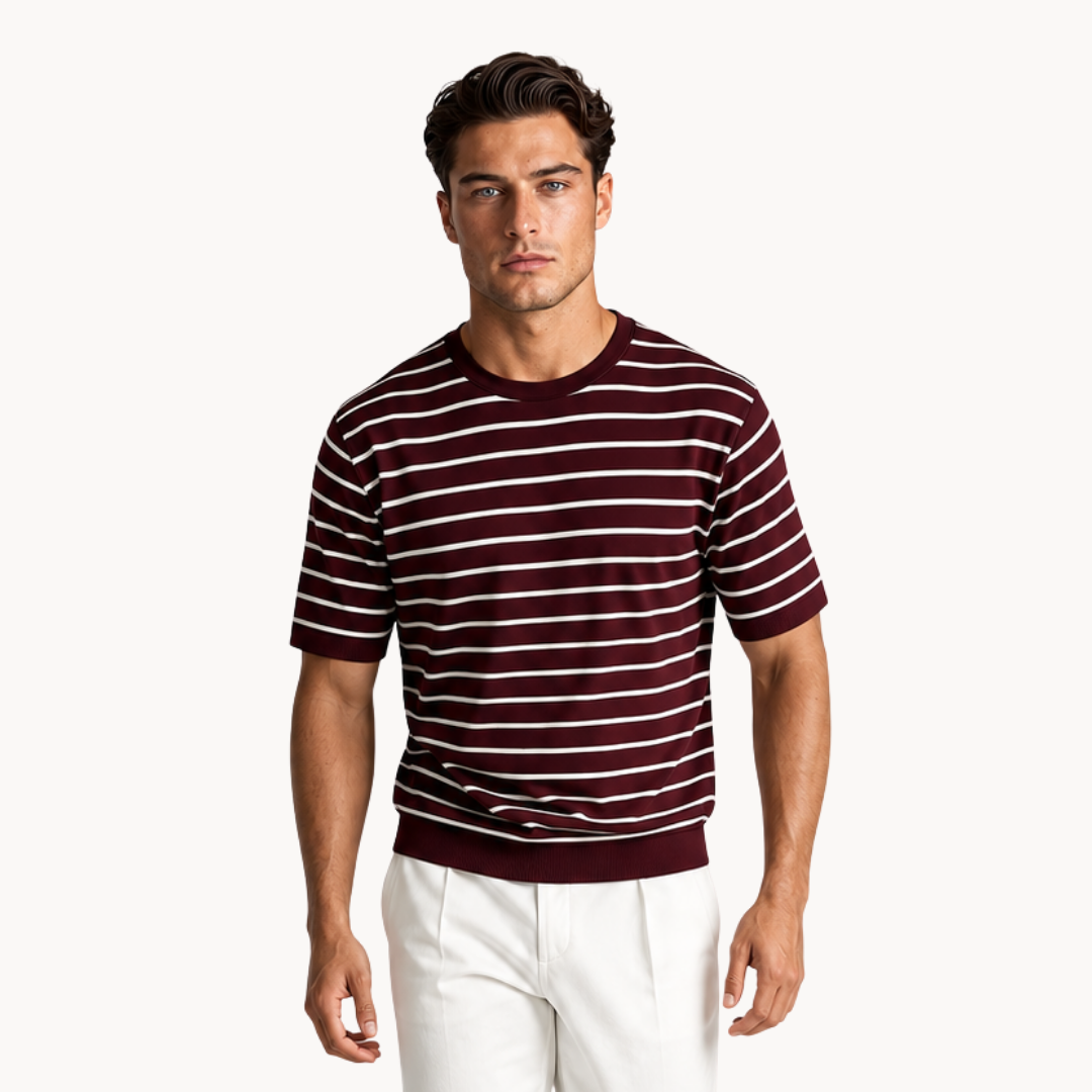 Emerson Striped Knit Tee
