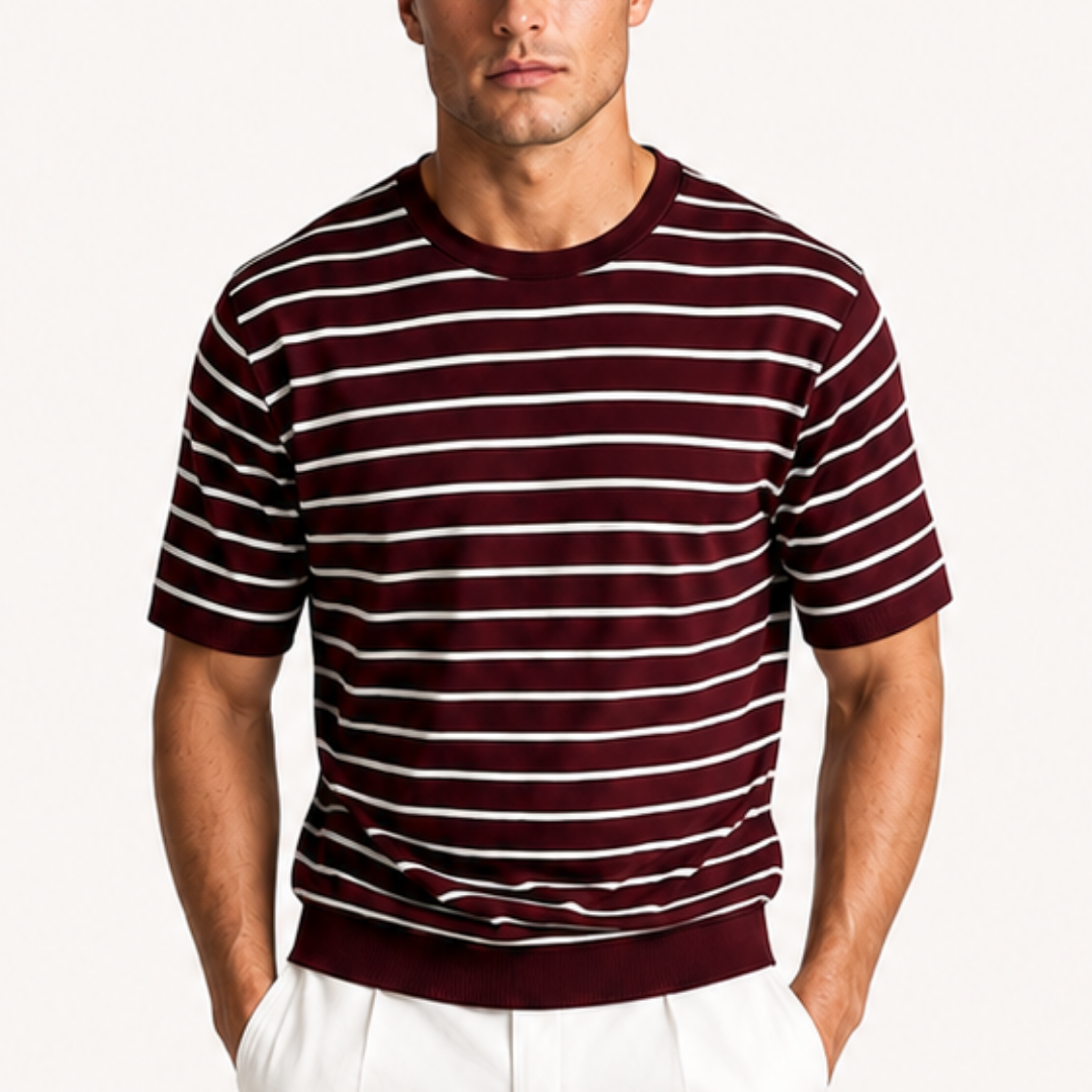 Emerson Striped Knit Tee