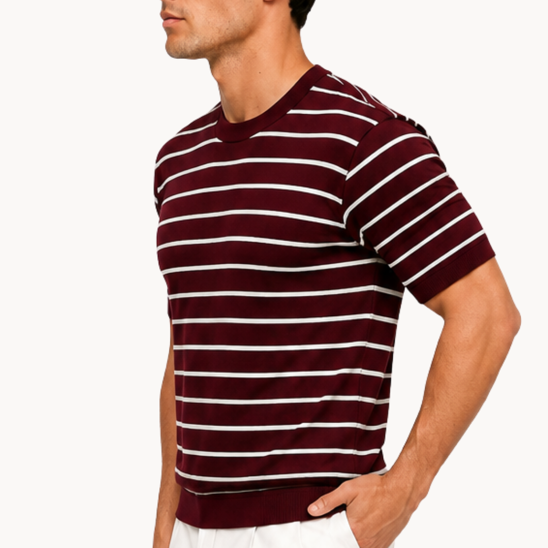 Emerson Striped Knit Tee