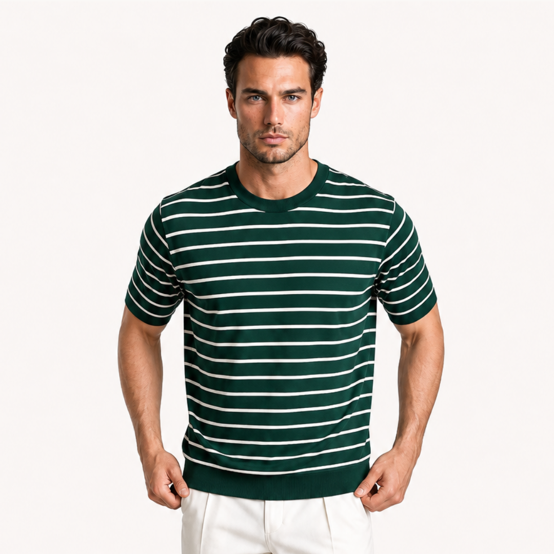 Emerson Striped Knit Tee