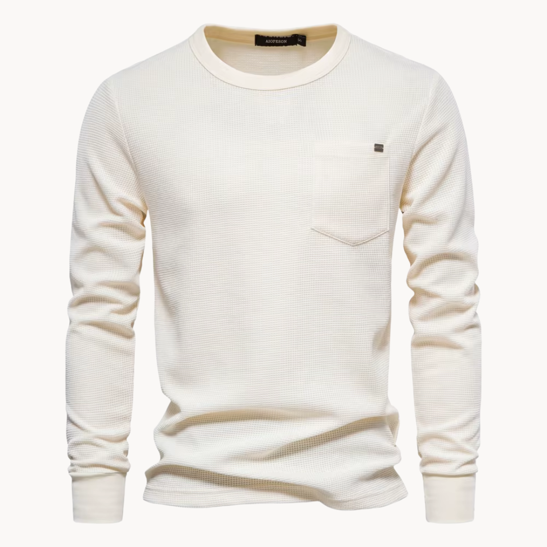 Harlan Waffle Crew Long Sleeve