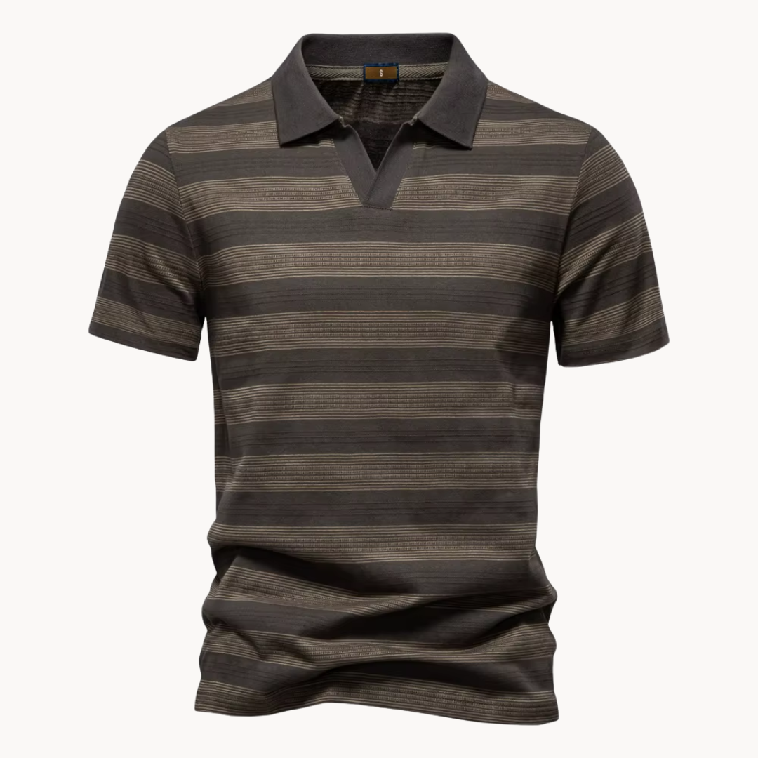 Calder Striped Polo Shirt