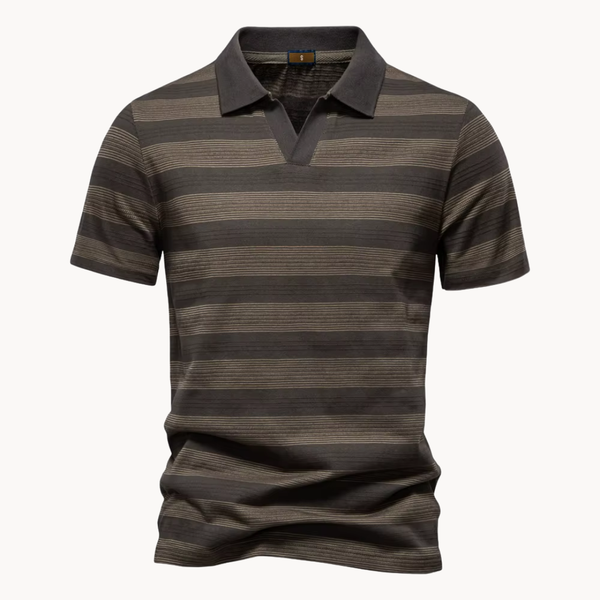 Calder Striped Polo Shirt