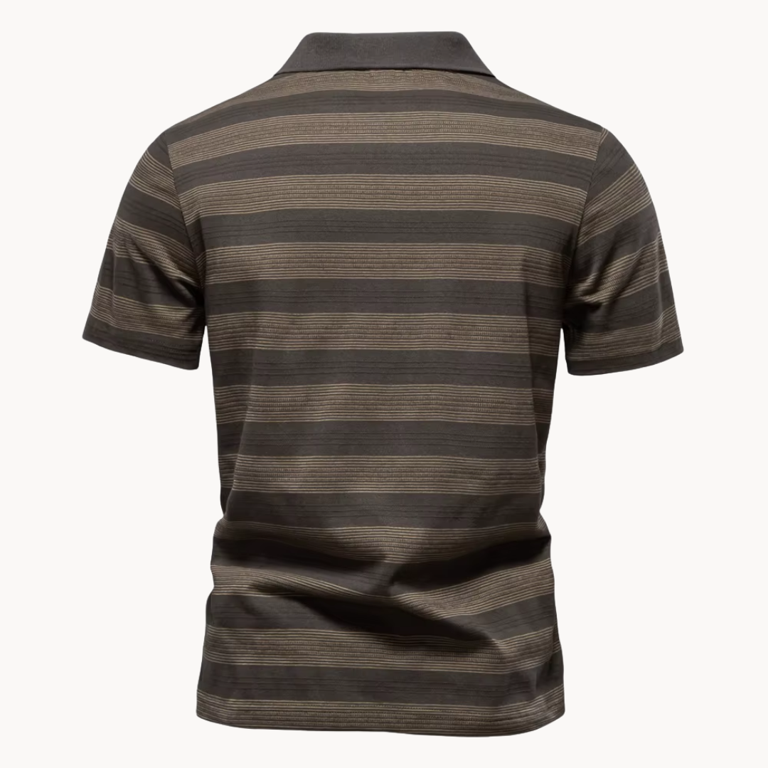 Calder Striped Polo Shirt