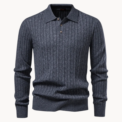 Ashby Cable Knit Polo