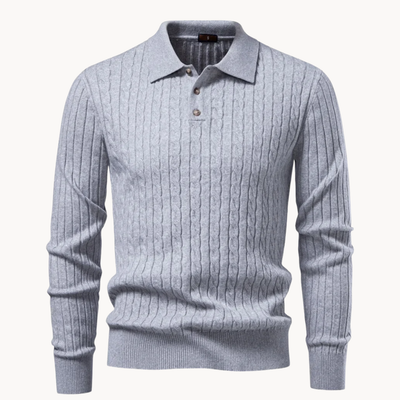 Ashby Cable Knit Polo