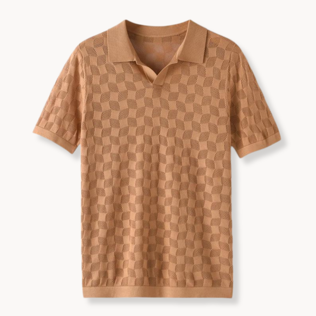 Vance Silk Polo Shirt