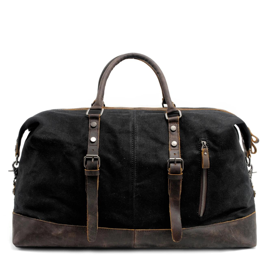 Kingsley Canvas Leather Duffle Bag