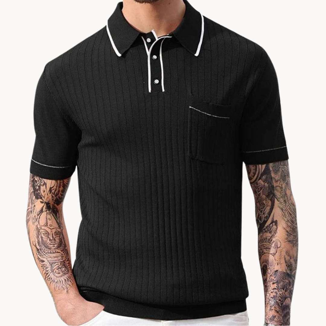 Vintage Ribbed Polo