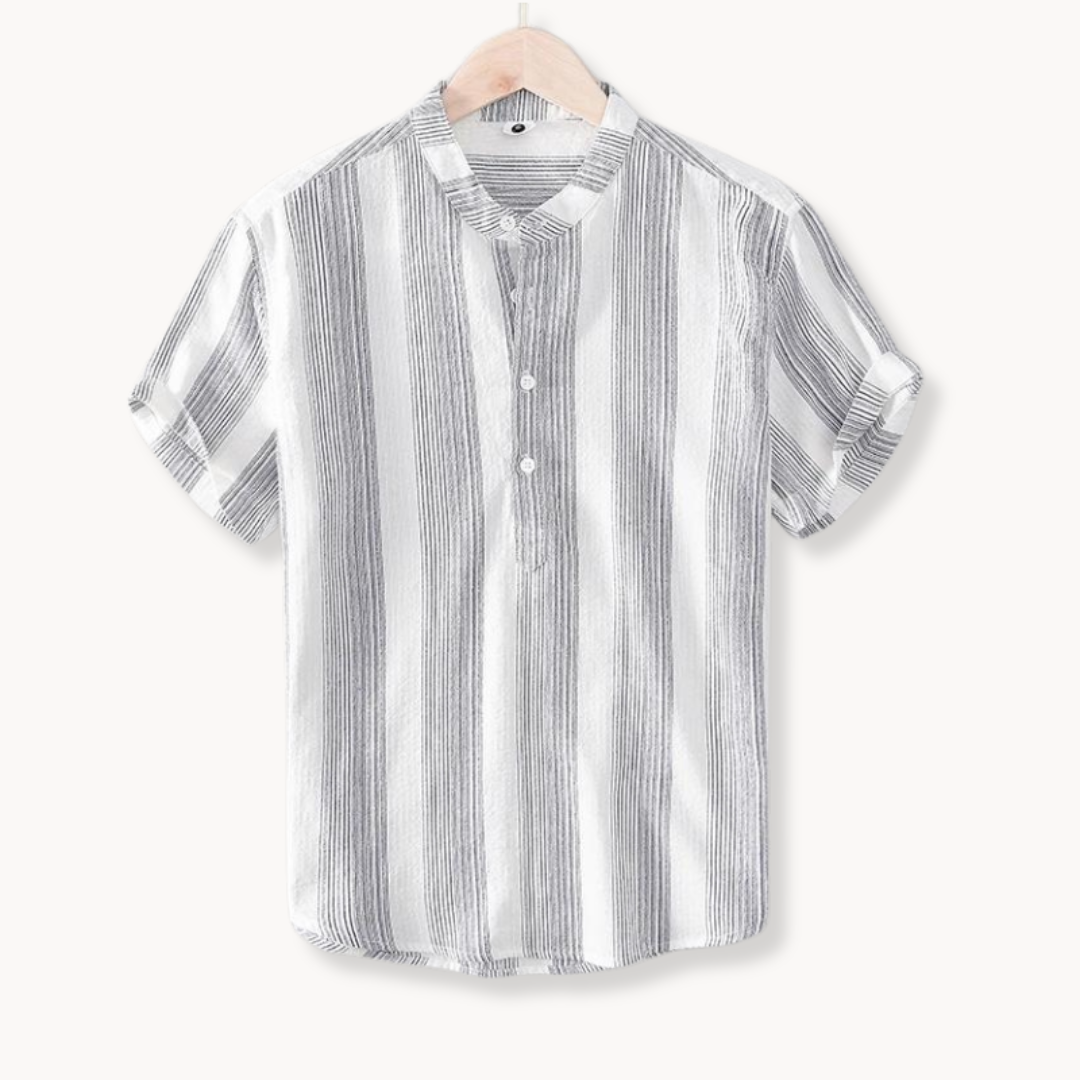 Elton Cotton Stripe Shirt