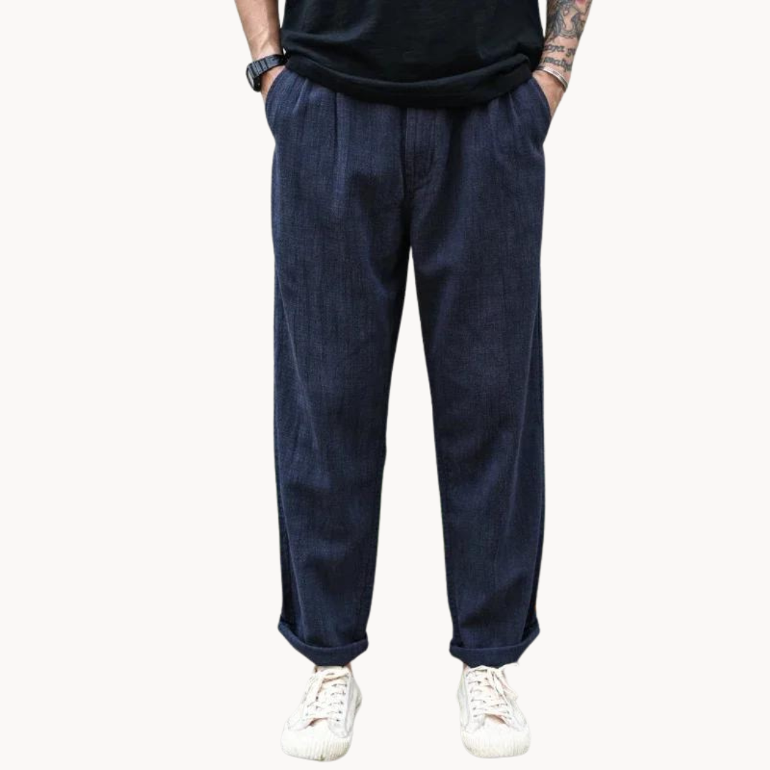 Relaxed Fit Cotton Linen Pants