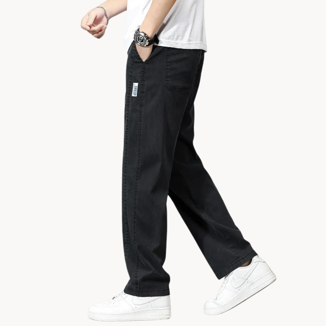 【BAON】Dodisi Summer Straight Denim Pants Ivar Summer Straight Leg Jeans