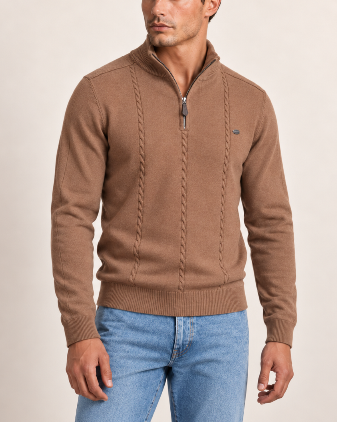 Quarter-zip Whitfield Cable