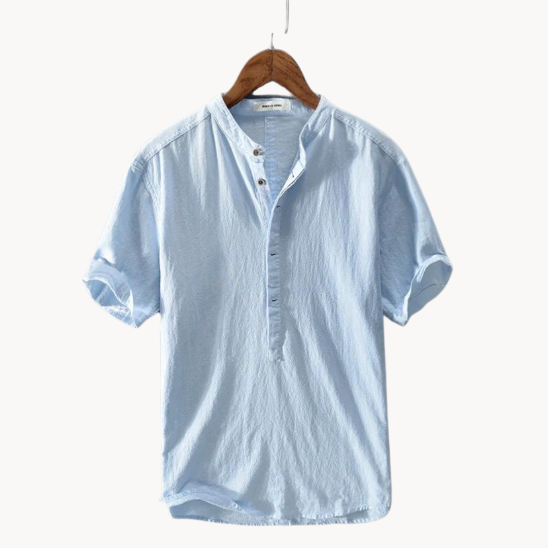 Capri Coast Linen Shirt