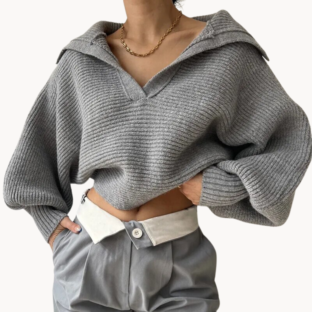 Warmth Ribbed Pullover Sweater
