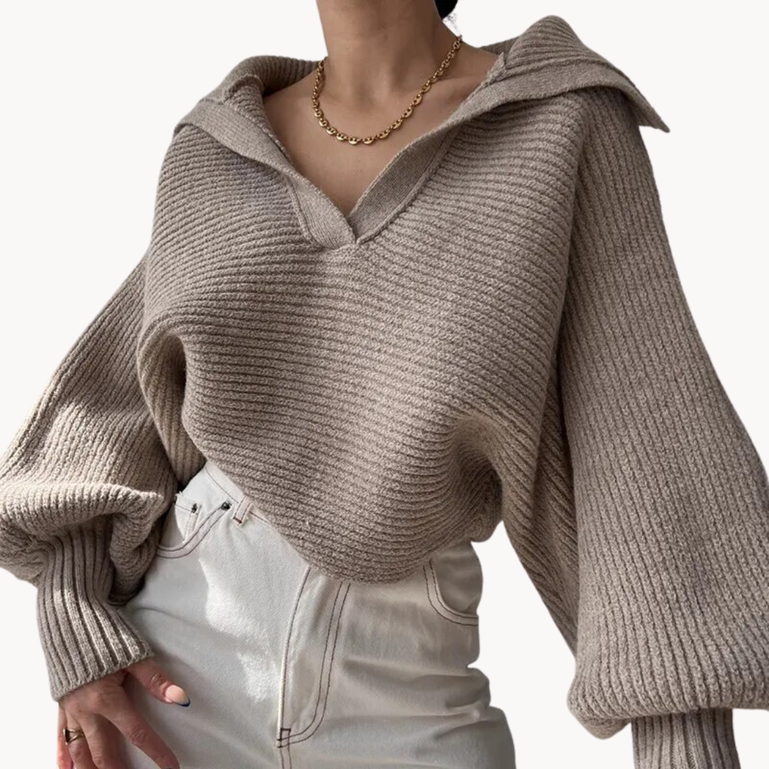 Warmth Ribbed Pullover Sweater