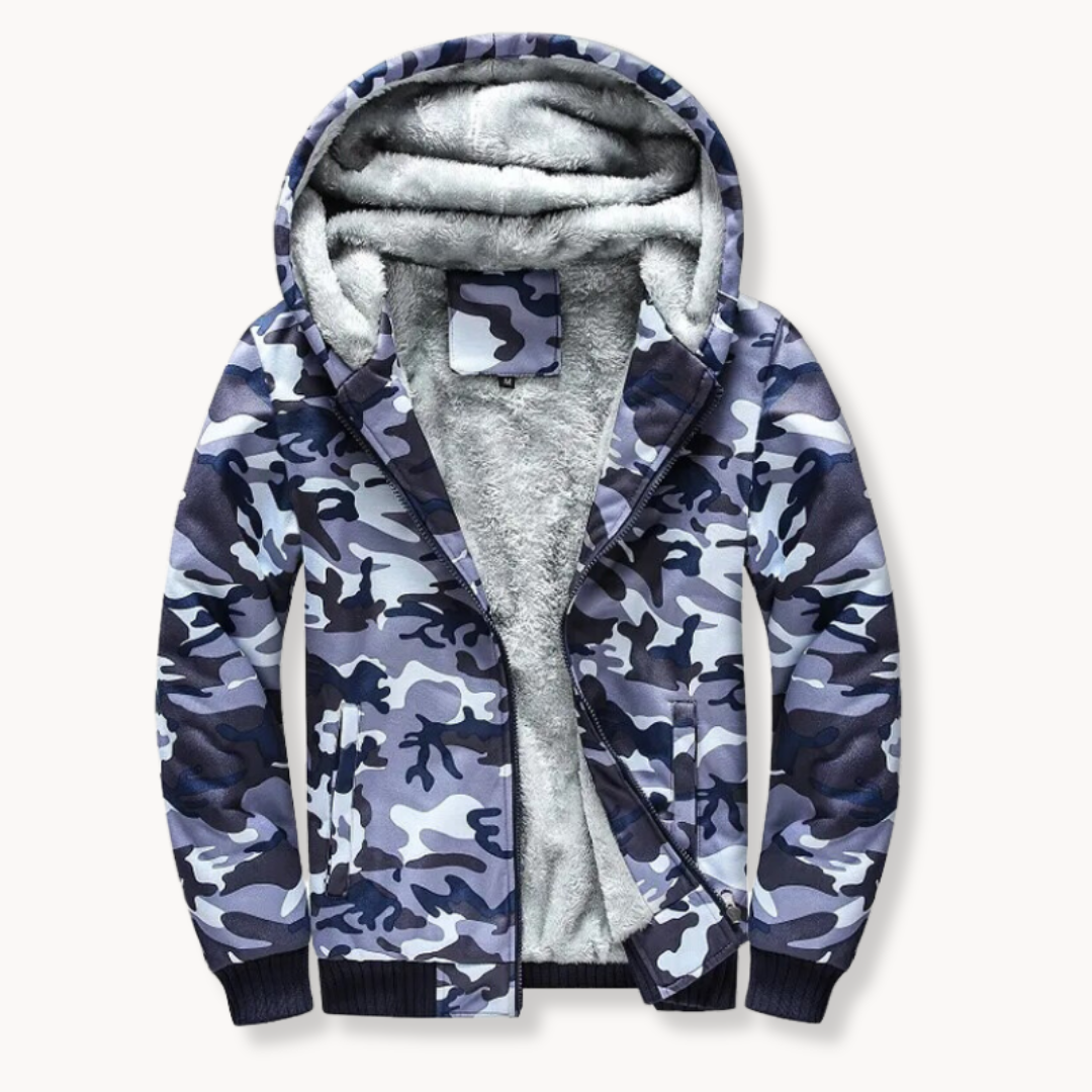 Winter Plush Camo Jacket