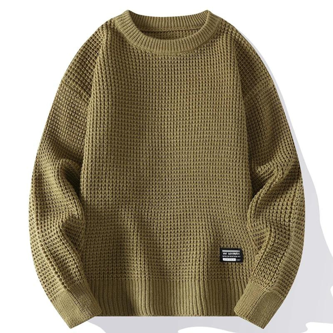 Cashmere Waffle Sweater