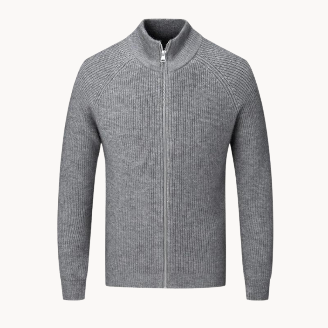 Ridgeline Cashmere Zip Sweater