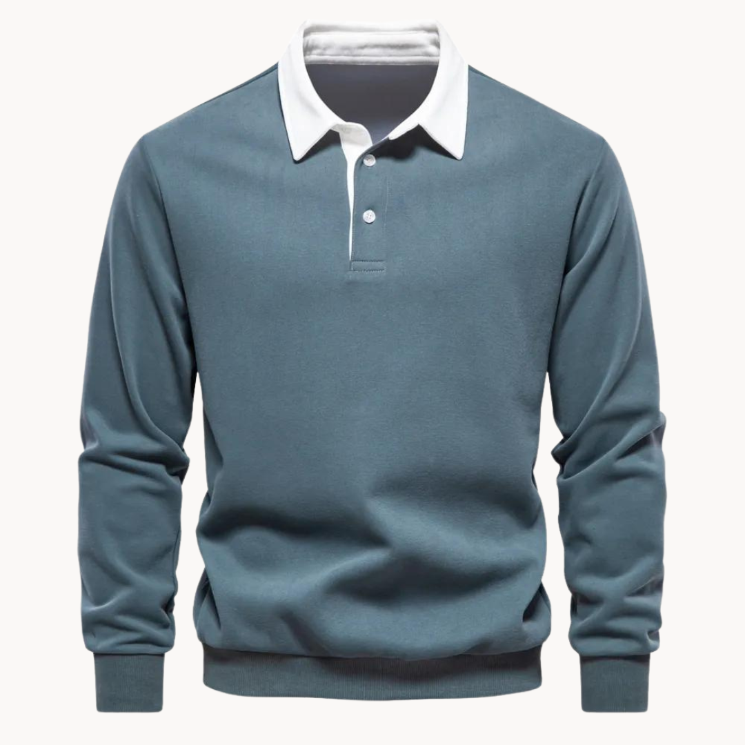 Casual Craft Polo Sweatshirt Casual Craft Polo Sweatshirt