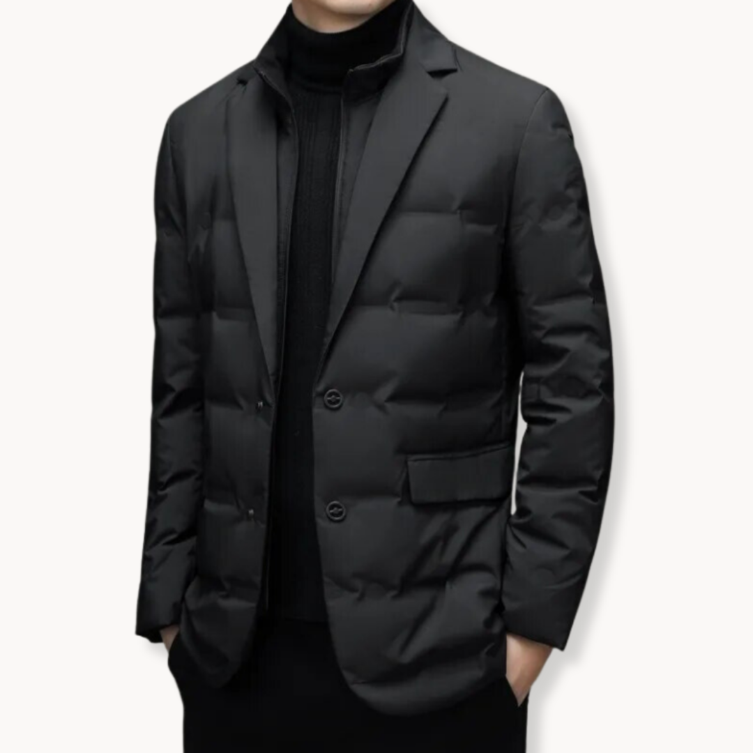 Blazer Femme Bleu Laine MetroStyle - Taille 12, Coupe Ajustée, Occasion Très Bon état