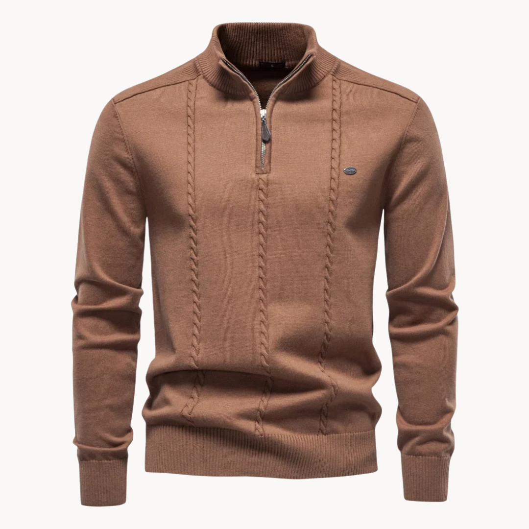 Quarter-zip Whitfield Cable