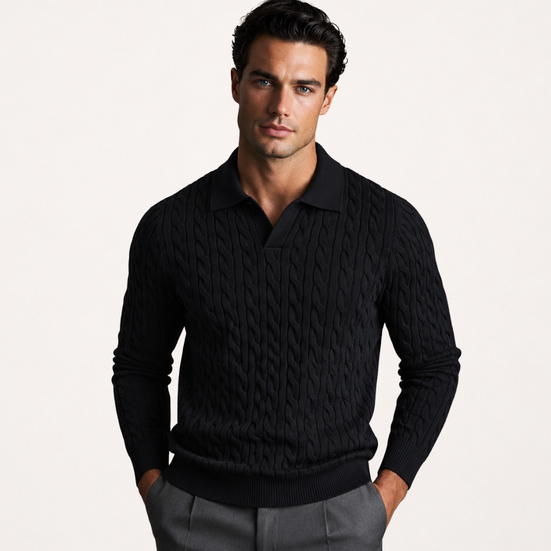 Polo en maille torsadée Sinclair