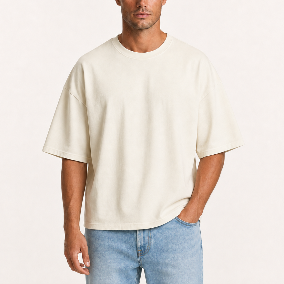 T-shirt boxy épais Dexter