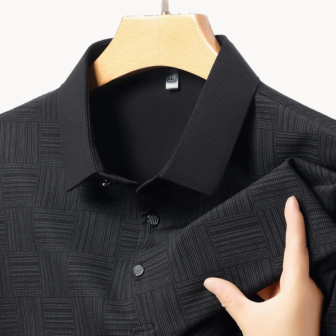 Roan Breathable Polo - Black