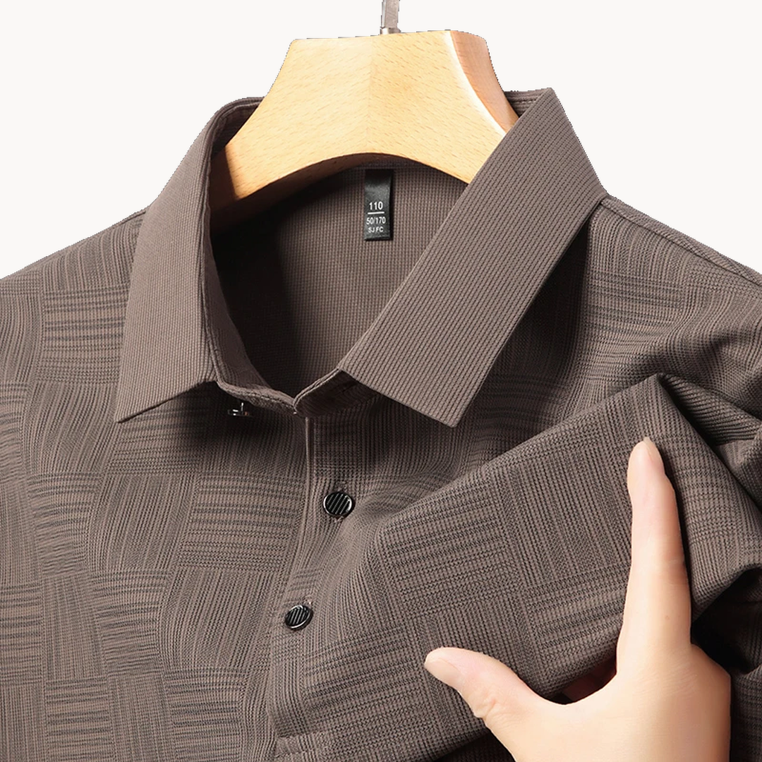 Roan Breathable Polo - Brown