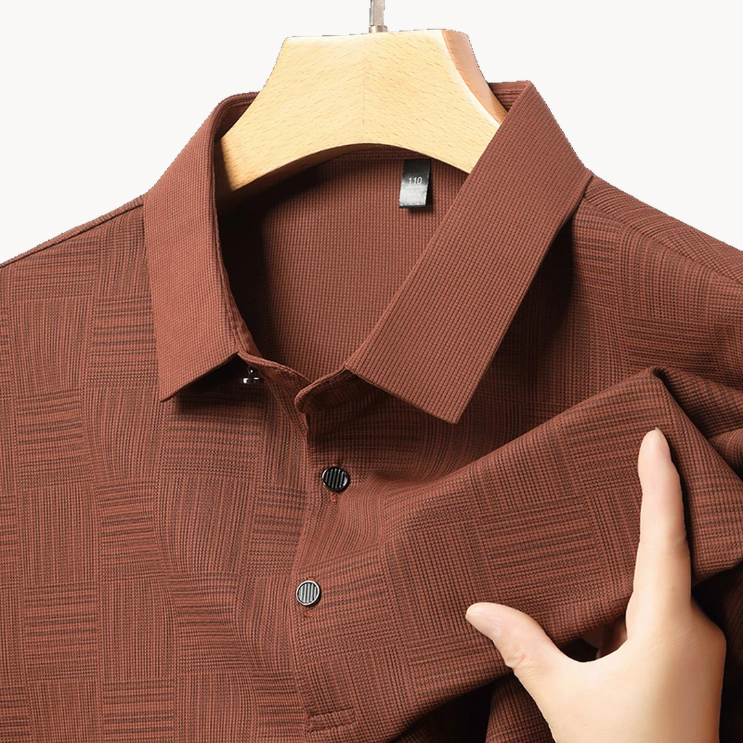 Roan Breathable Polo - Sienna